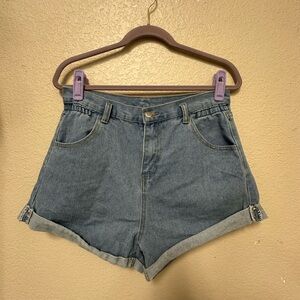 High wasted Jean Shorts